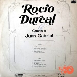 Disco de Vinilo Rocio Durcal - Rocio Durcal Canta A Juan Gabriel Vinyl Record