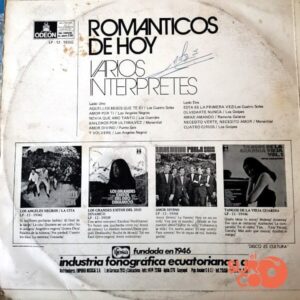 Disco de Vinilo Varios - Románticos De Hoy Vinyl Record