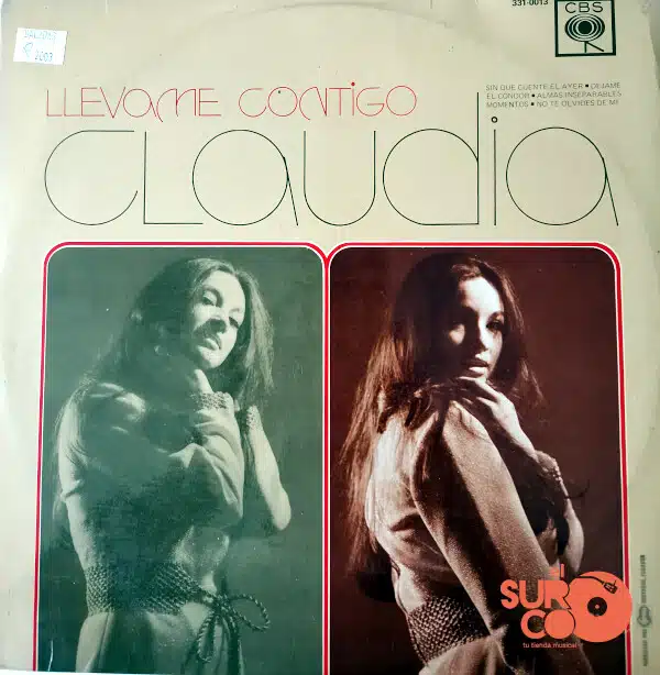 Disco de Vinilo Claudia - Llévame Contigo Vinyl Record