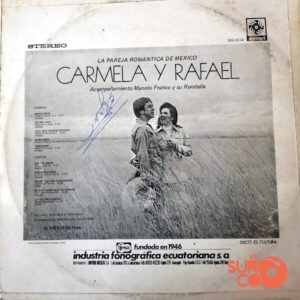 Disco de Vinilo Carmela Y Rafael - La Pareja Romántica De México Vinyl Record
