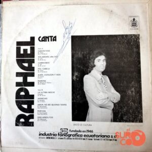 Disco de Vinilo Raphael - Raphael Canta… Vinyl Record