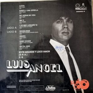 Disco de Vinilo Luis Angel - Yo Mismo Vinyl Record