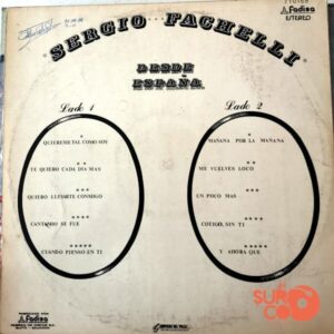 Disco de Vinilo Sergio Fachelli - Desde España Vinyl Record