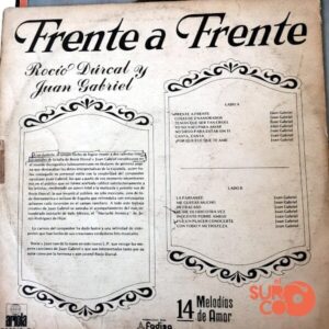 Disco de Vinilo Rocío Durcal - Frente A Frente Vinyl Record