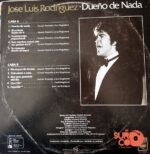 Disco de Vinilo José Luis Rodriguez - Dueño De Nada Vinyl Record
