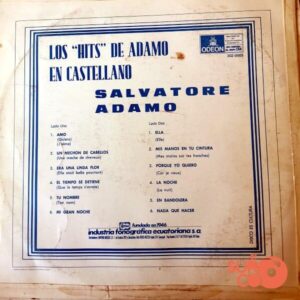 Disco de Vinilo Salvatore Adamo - Los Hits De Adamo En Castellano Vinyl Record