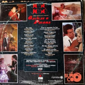 Disco de Vinilo José José - Música Original De La Película “Gavilán O Paloma” Vinyl Record