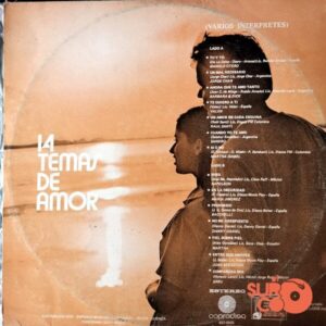Disco de Vinilo Varios - 14 Temas De Amor Vinyl Record