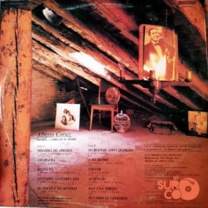 Disco de Vinilo Alberto Cortez - Gardel… Como Yo Te Siento Vinyl Record