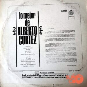 Disco de Vinilo Alberto Cortez - Lo Mejor De Alberto Cortez Vinyl Record