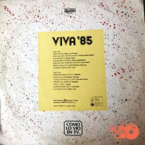 Disco de Vinilo Varios - Viva ´85 Vinyl Record