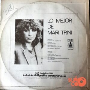 Disco de Vinilo Mari Trini - Lo Mejor De Mari Trini Vinyl Record
