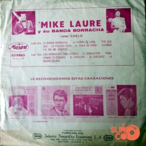 Disco de Vinilo Mike Laure - Mike Laure Y Su Banda Borracha Vinyl Record