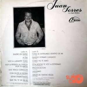 Disco de Vinilo Juan Torres - 15 Éxitos De Manuel Alejandro Al Estilo De Juan Torres Y Su Órgano Melódico Vinyl Record