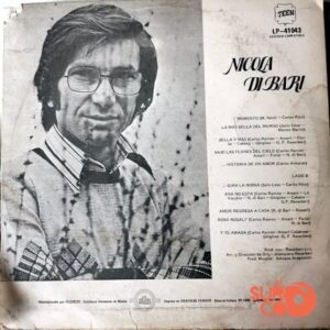 Disco de Vinilo Nicola Di Bari - De Nuevo Nicola Di Bari En Español Vinyl Record