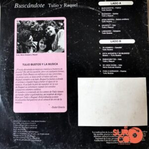 Disco de Vinilo Tulio Y Raquel - Buscándote Vinyl Record