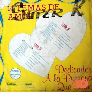 Disco de Vinilo Varios - 14 Temas De Amor Vinyl Record