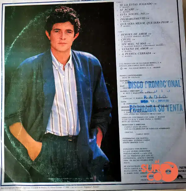 Disco de Vinilo Francisco - Héroes De Amor Vinyl Record