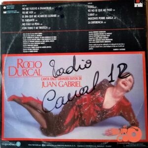 Disco de Vinilo Rocio Durcal - Rocio Durcal Canta Once Grandes Éxitos De Juan Gabriel Vinyl Record
