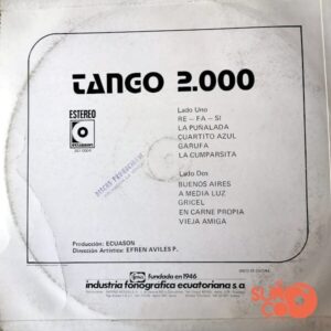 Disco de Vinilo Varios - Tango 2000 Vinyl Record