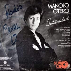 Disco de Vinilo Manolo Otero - Intimidad Vinyl Record