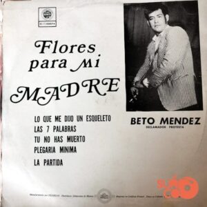 Disco de Vinilo Beto Méndez - Flores Para Mi Madre Vinyl Record