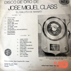 Disco de Vinilo José Miguel Class - Disco De Oro De Jose Miguel Class Vinyl Record