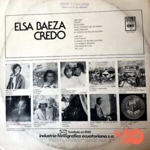 Disco de Vinilo Elsa Baeza - Credo Vinyl Record