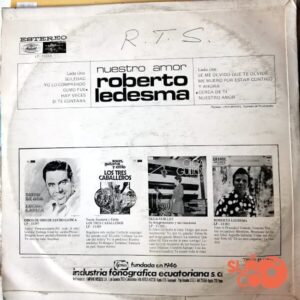 Disco de Vinilo Roberto Ledesma - Nuestro Amor Vinyl Record