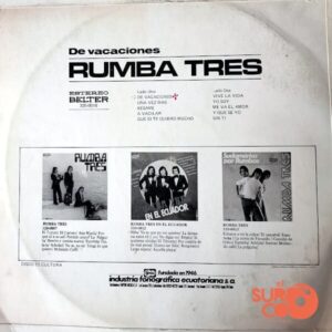 Disco de Vinilo Rumba Tres - De Vacaciones Vinyl Record