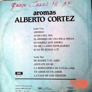 Disco de Vinilo Alberto Cortez - Aromas Vinyl Record