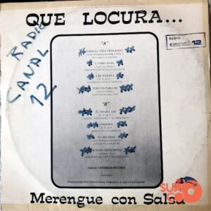 Disco de Vinilo Varios - Que Locura…Merengue Con Salsa Vinyl Record