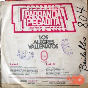 Disco de Vinilo Los Ángeles Vallenatos - Parranda Pegadita Vinyl Record