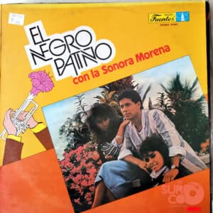 Disco de Vinilo El Negro Patiño - El Negro Patiño Con La Sonora Morena Vinyl Record
