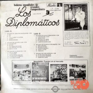 Disco de Vinilo Los Diplomáticos - Boleros Mundiales De Grandes Compositores Vinyl Record
