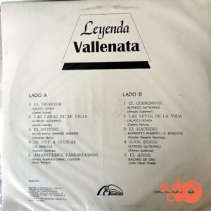 Disco de Vinilo Varios - Leyenda Vallenata Vinyl Record