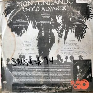 Disco de Vinilo Chico Álvarez - Montuneando Vinyl Record