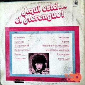Disco de Vinilo Varios - Aquí Está El Merengue Vinyl Record