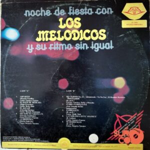 Disco de Vinilo Los Melódicos - Noche De Fiesta Con Los Melódicos Y Su Ritmo Sin Igual Vinyl Record