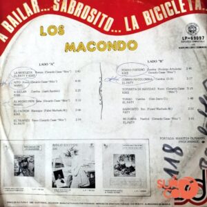 Disco de Vinilo Los Macondo - A Bailar… Sabrosito… La Bicicleta Vinyl Record