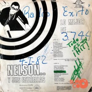 Disco de Vinilo Nelson Y Sus Estrellas - Lo Mejor De Nelson Y Sus Estrellas Vinyl Record