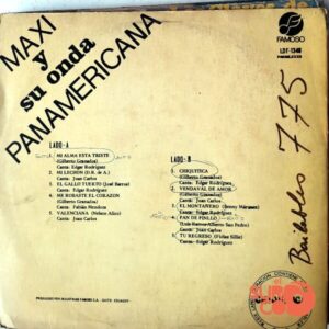 Disco de Vinilo Maxi Y Su Onda Panamericana - Maxi Y Su Onda Panamericana Vinyl Record
