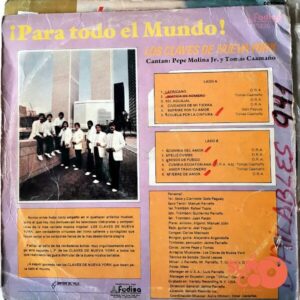 Disco de Vinilo Los Claves De New York - Para Todo El Mundo! Vinyl Record