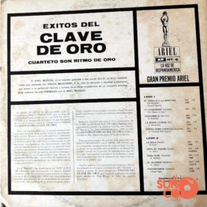 Disco de Vinilo Cuarteto Ritmo De Oro - Éxitos Del Clave De Oro Vinyl Record
