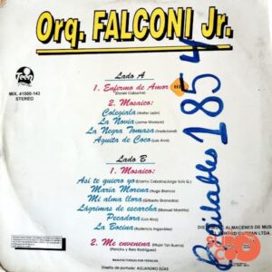 Disco de Vinilo Orquesta Falconi Jr. - Falconizanizate Vinyl Record