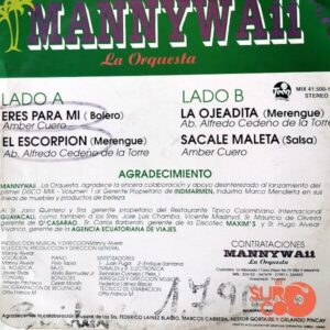 Disco de Vinilo Mannywaii - La Orquesta Vinyl Record