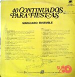 Disco de Vinilo Maracaibo Ensemble - 40 Continuados Para Fiestas Vinyl Record