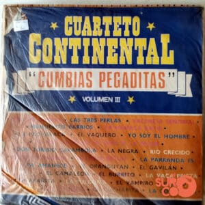 Cuarteto Continental - Cumbias Pegaditas Vol. 3 Vinilo