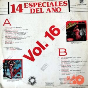 Disco de Vinilo Varios - 14 Especiales Del Año Vol. 16 Vinyl Record