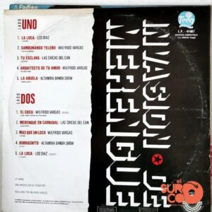 Disco de Vinilo Wilfrido Vargas - Invasión De Merengues Vinyl Record